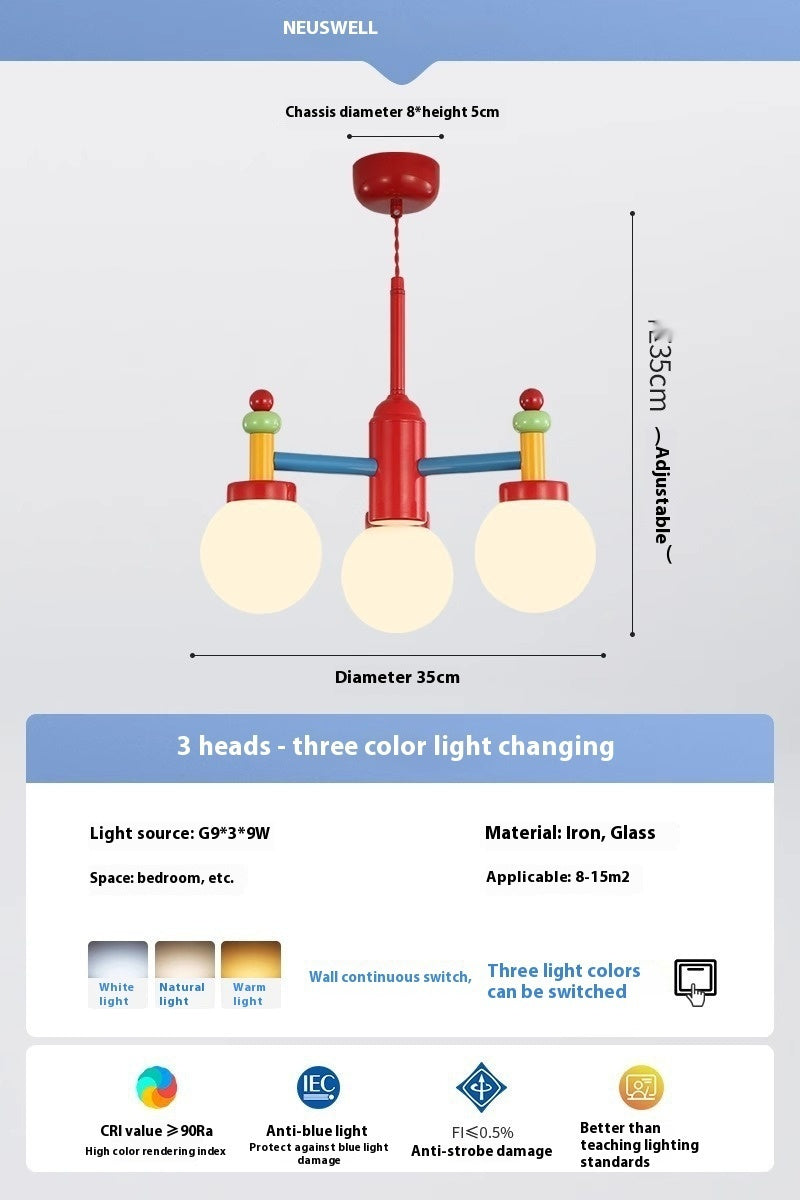 Mid-Ancient Color Living Room Chandelier
