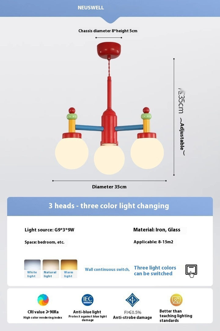 Mid-Ancient Color Living Room Chandelier