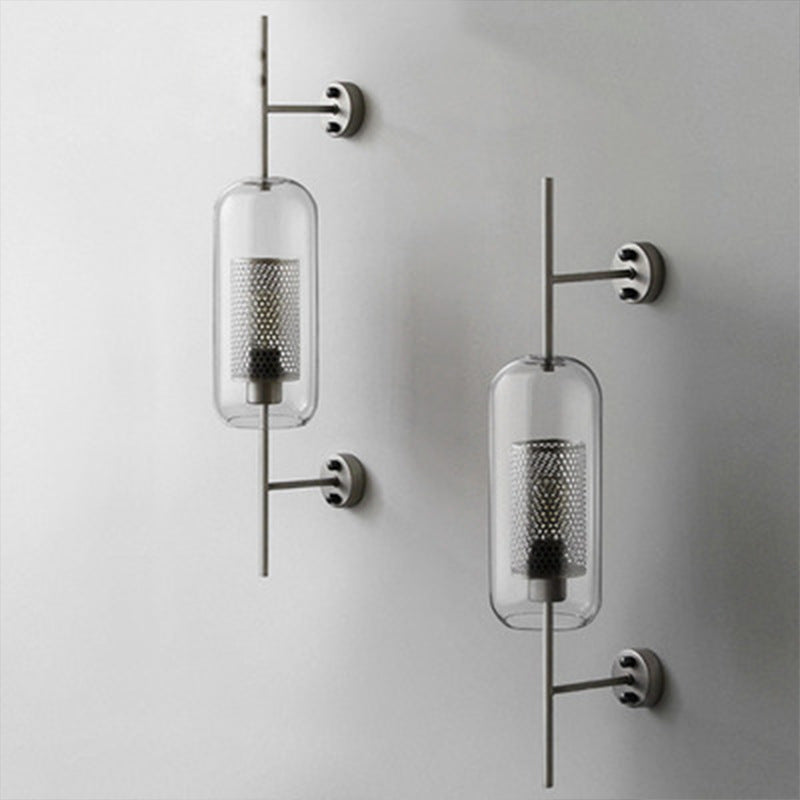 Creative Personalized Bedroom Aisle Post-modern Pastoral Glass Wall Lamp