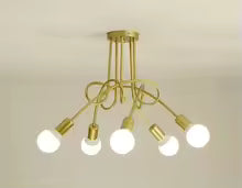 Retro wrought iron chandelier
