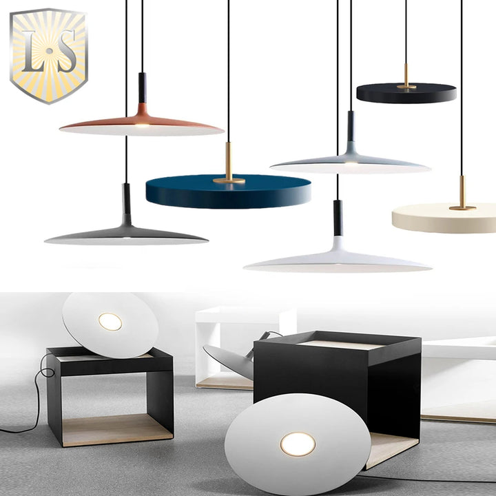 Simple Minimalist Dining Room Chandelier, Art Dining Table, Bar Counter, Straw Hat Lamp